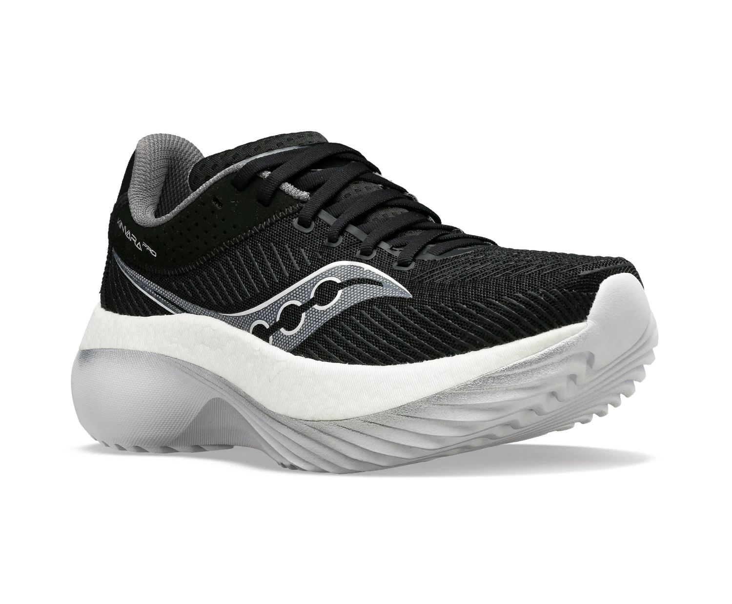 Saucony Women’s Kinvara Pro (10 - Black/White) 3 Saucony Women’s Kinvara Pro (10 - Black/White) - Image 3