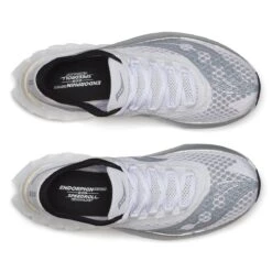 Saucony Women's Endorphin Pro 4 (201 - White/Silver) -TCRunning Shop S10939 201 5