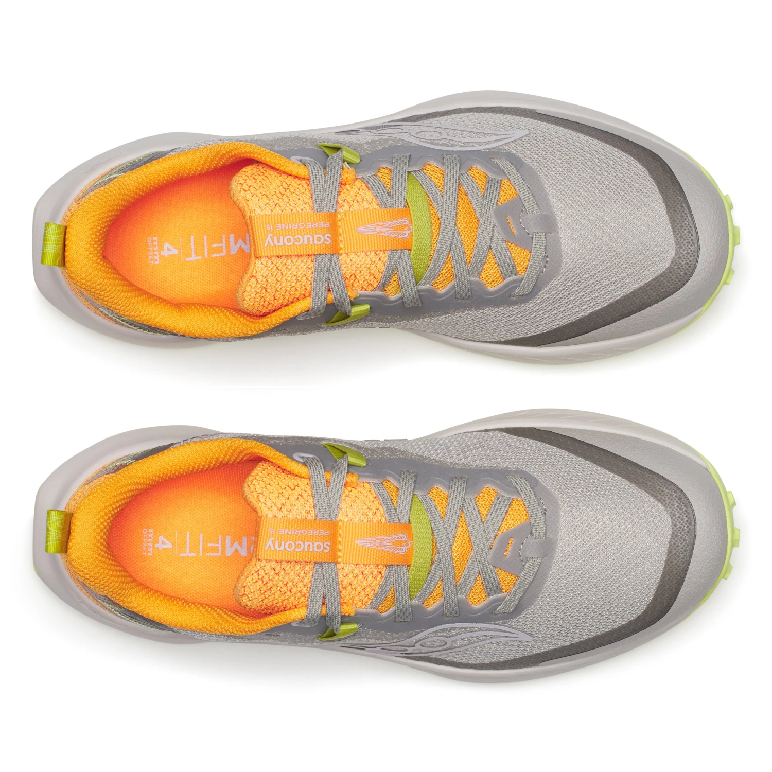 Saucony Women's Peregrine 15 (154 - Dove/Peel) 4 Saucony Women's Peregrine 15 (154 - Dove/Peel) - Image 4