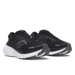 Saucony Women's Guide 18 WIDE (100 - Black/White) 8 Saucony Women's Guide 18 WIDE (100 - Black/White) -TCRunning Shop S10998 100 2