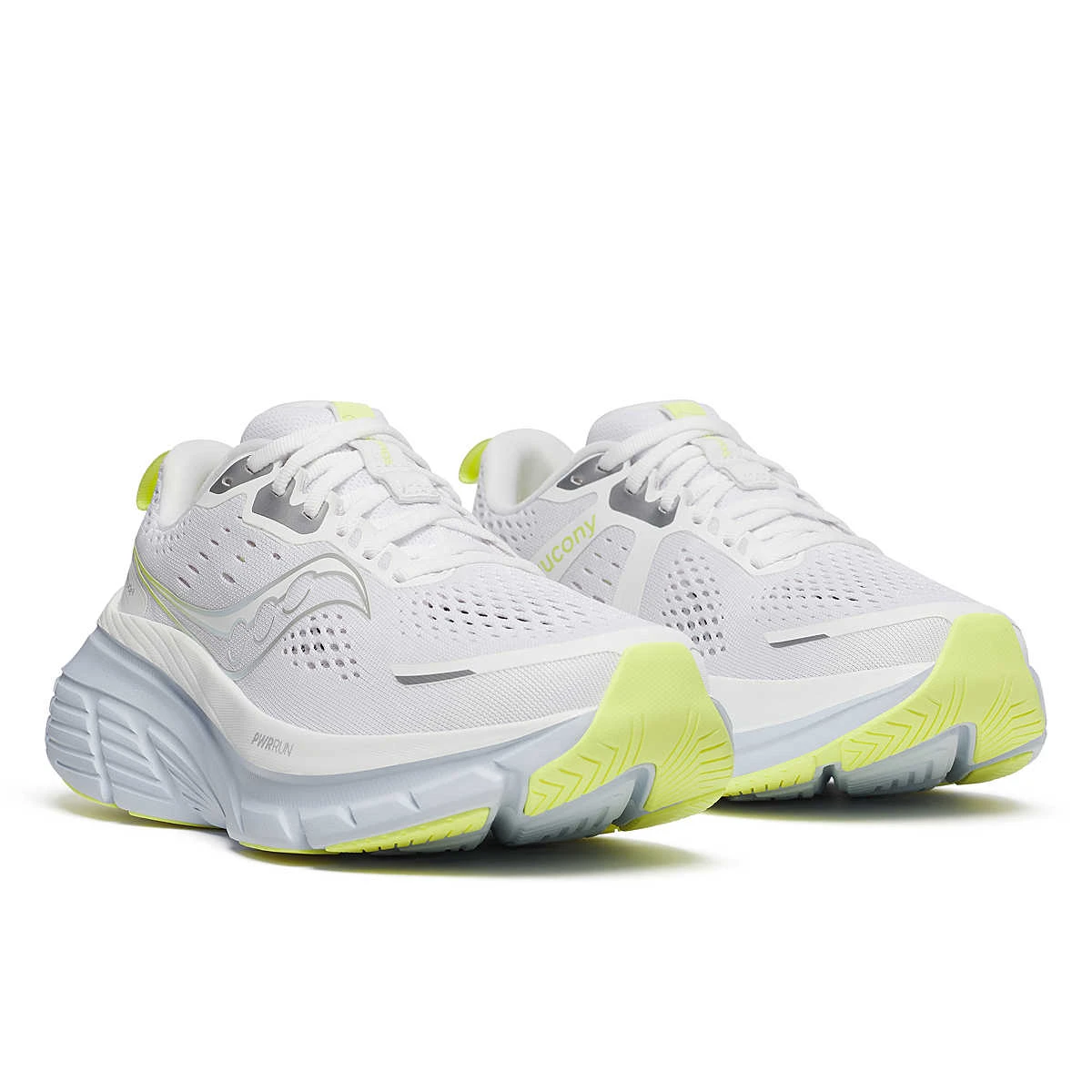 Saucony Women's Guide 18 WIDE (151 - White/ Ice Melt) 2 Saucony Women's Guide 18 WIDE (151 - White/ Ice Melt) - Image 2