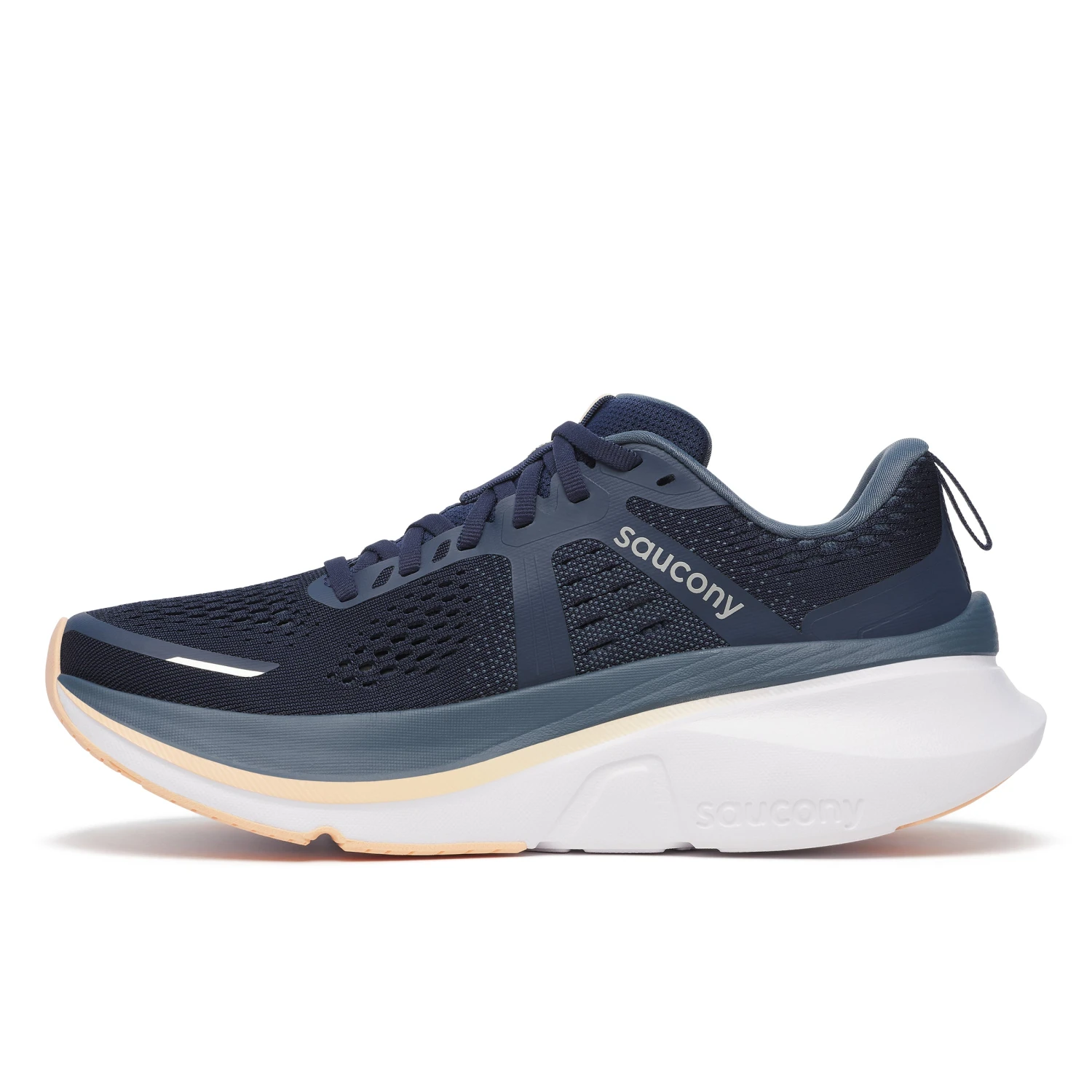 Saucony Women's Guide 18 (162 - Navy/Apricot) 2 Saucony Women's Guide 18 (162 - Navy/Apricot) - Image 2