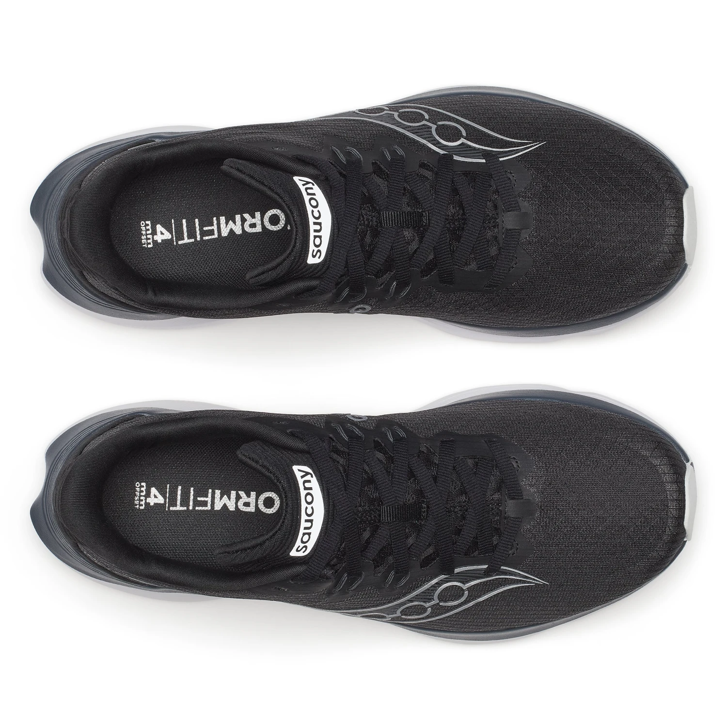 Saucony Women's Kinvara 16 (200 - Black/White) 4 Saucony Women's Kinvara 16 (200 - Black/White) - Image 4