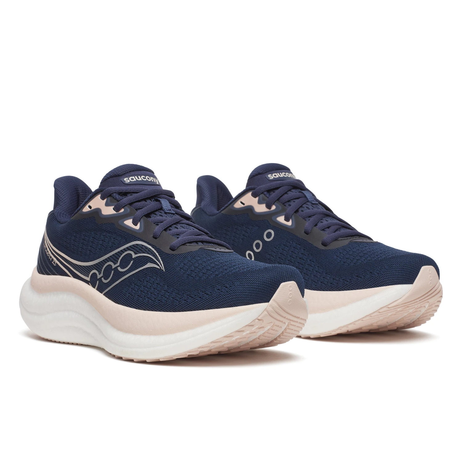 Saucony Women's Triumph 23 (234 - Navy/Cameo) 3 Saucony Women's Triumph 23 (234 - Navy/Cameo) - Image 3