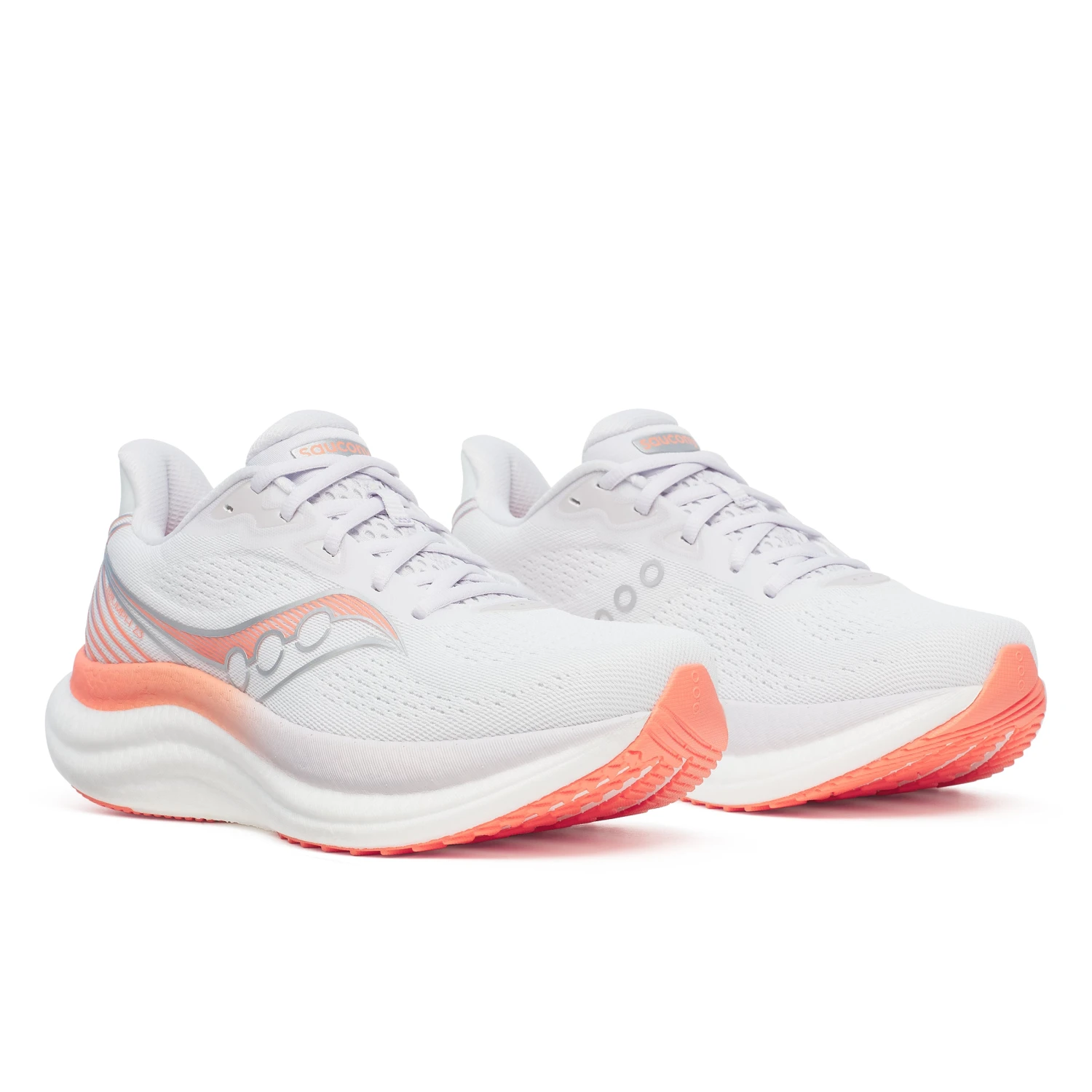 Saucony Women's Triumph 23 (244 - White/Wistful) 3 Saucony Women's Triumph 23 (244 - White/Wistful) - Image 3