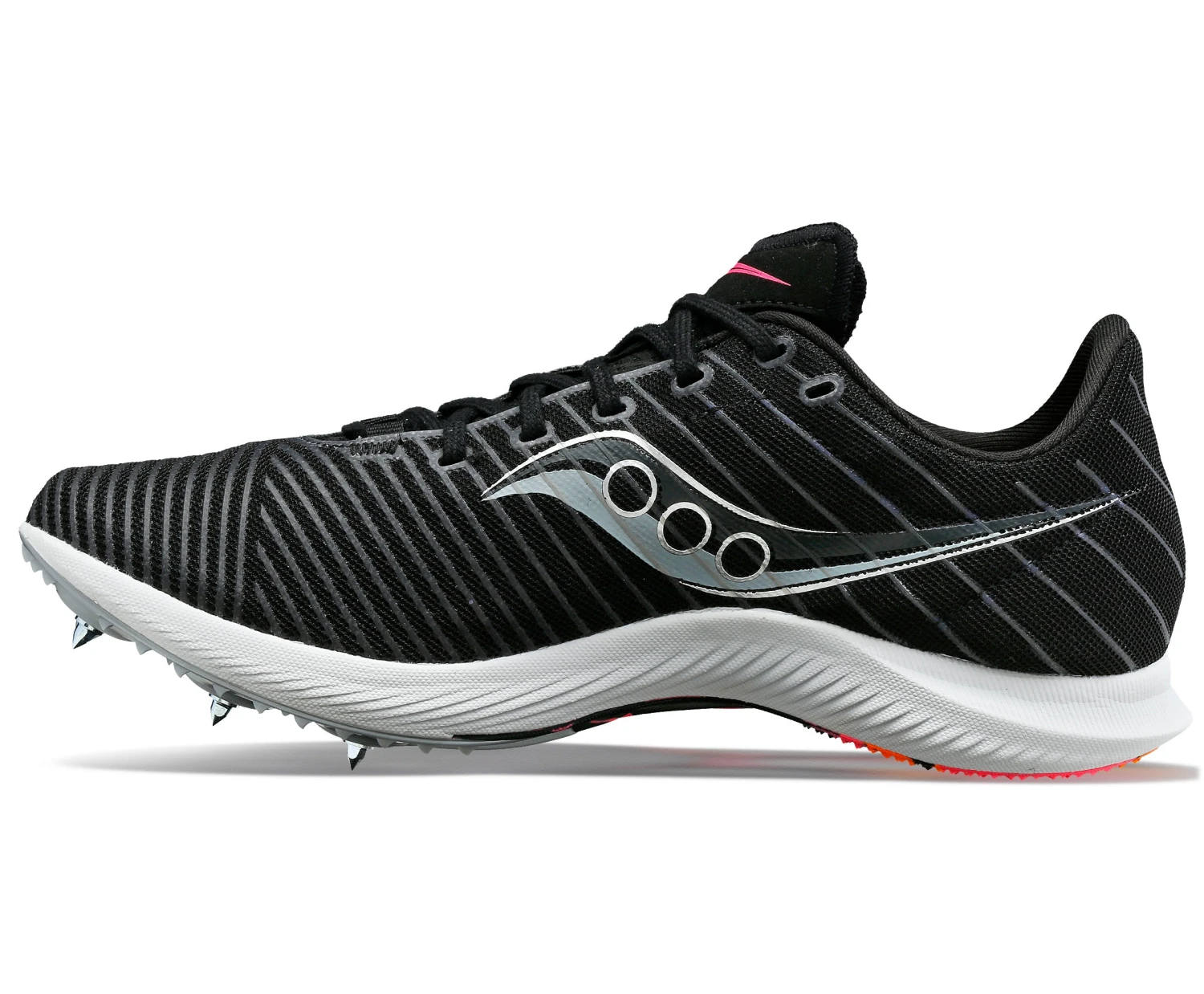 Saucony Women's Velocity MP (85 - Black/VIZI) 3 Saucony Women's Velocity MP (85 - Black/VIZI) - Image 3