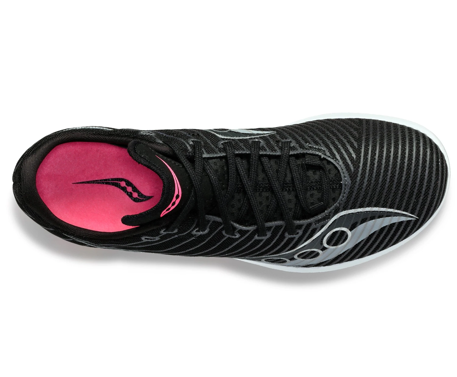 Saucony Women's Velocity MP (85 - Black/VIZI) 4 Saucony Women's Velocity MP (85 - Black/VIZI) - Image 4