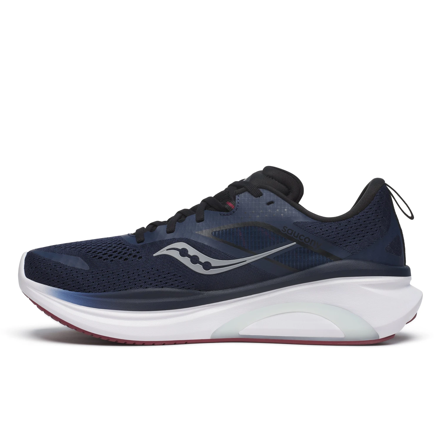 Saucony Men’s Omni 22 (201 - Navy/Current) 2 Saucony Men’s Omni 22 (201 - Navy/Current) - Image 2