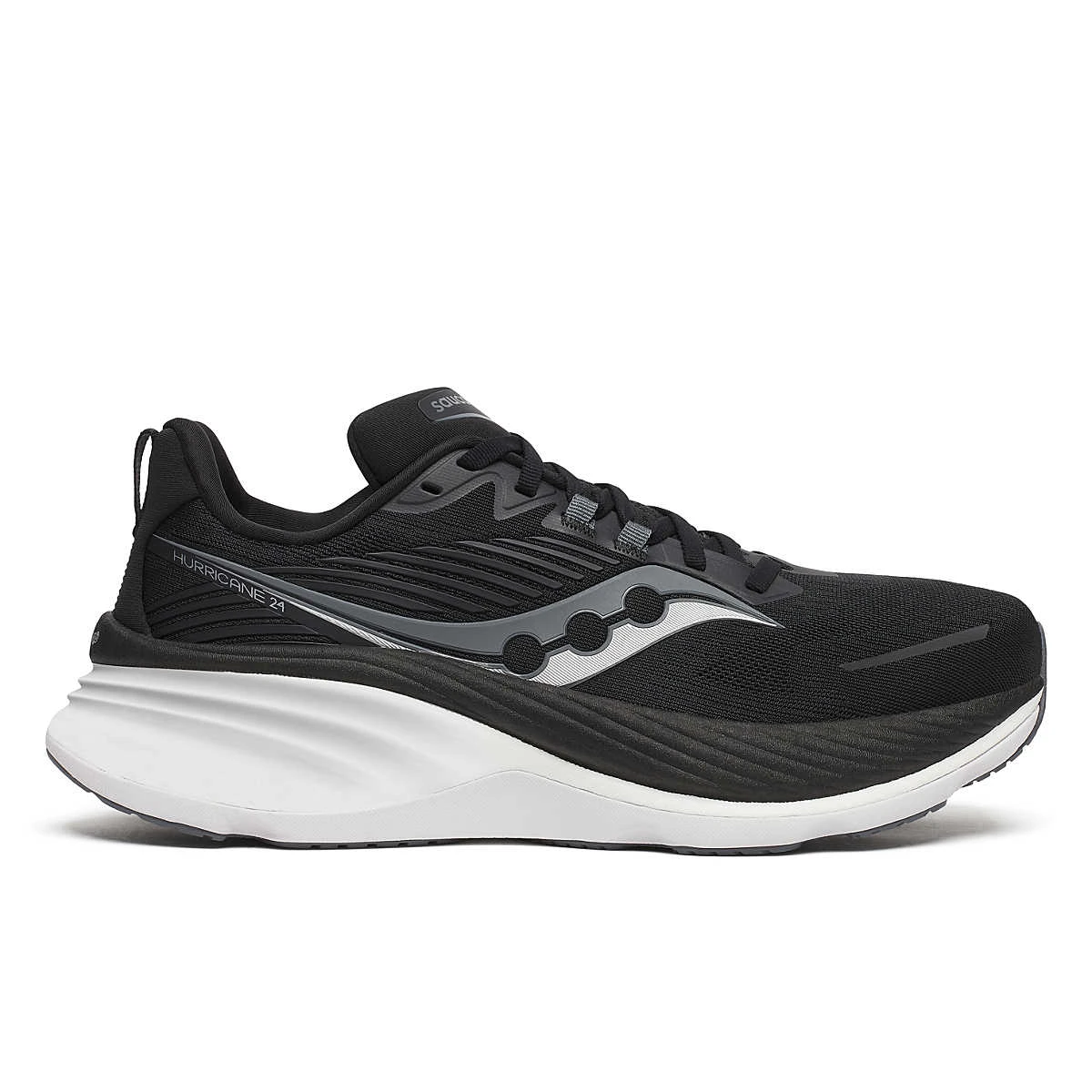 Saucony Men's Hurricane 24 (100 - Black/Carbon) 1 Saucony Men's Hurricane 24 (100 - Black/Carbon)