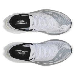 Saucony Men's Endorphin Pro 4 (201 - White/Silver) -TCRunning Shop S20939 201 5