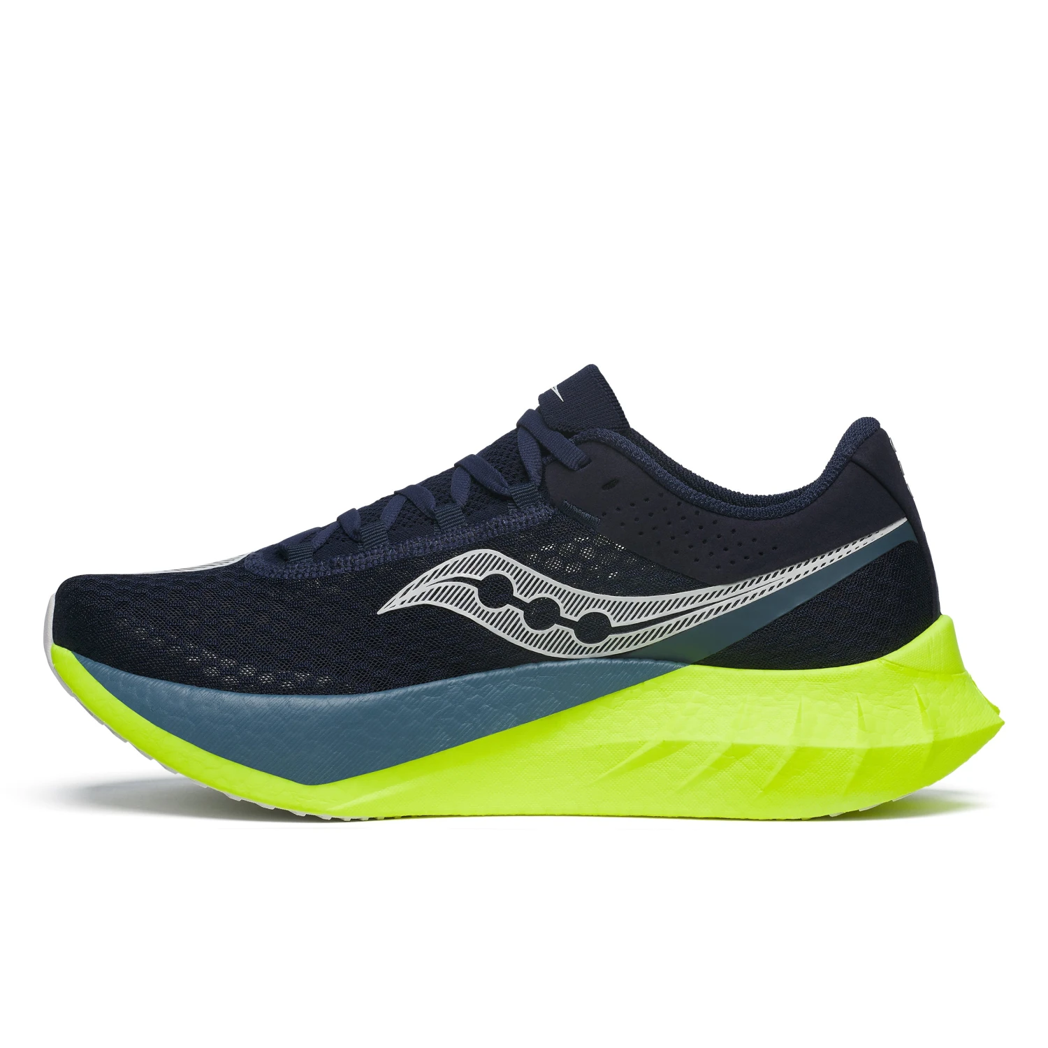 Saucony Men's Endorphin Pro 4 (222 - Navy/Citron) 2 Saucony Men's Endorphin Pro 4 (222 - Navy/Citron) - Image 2