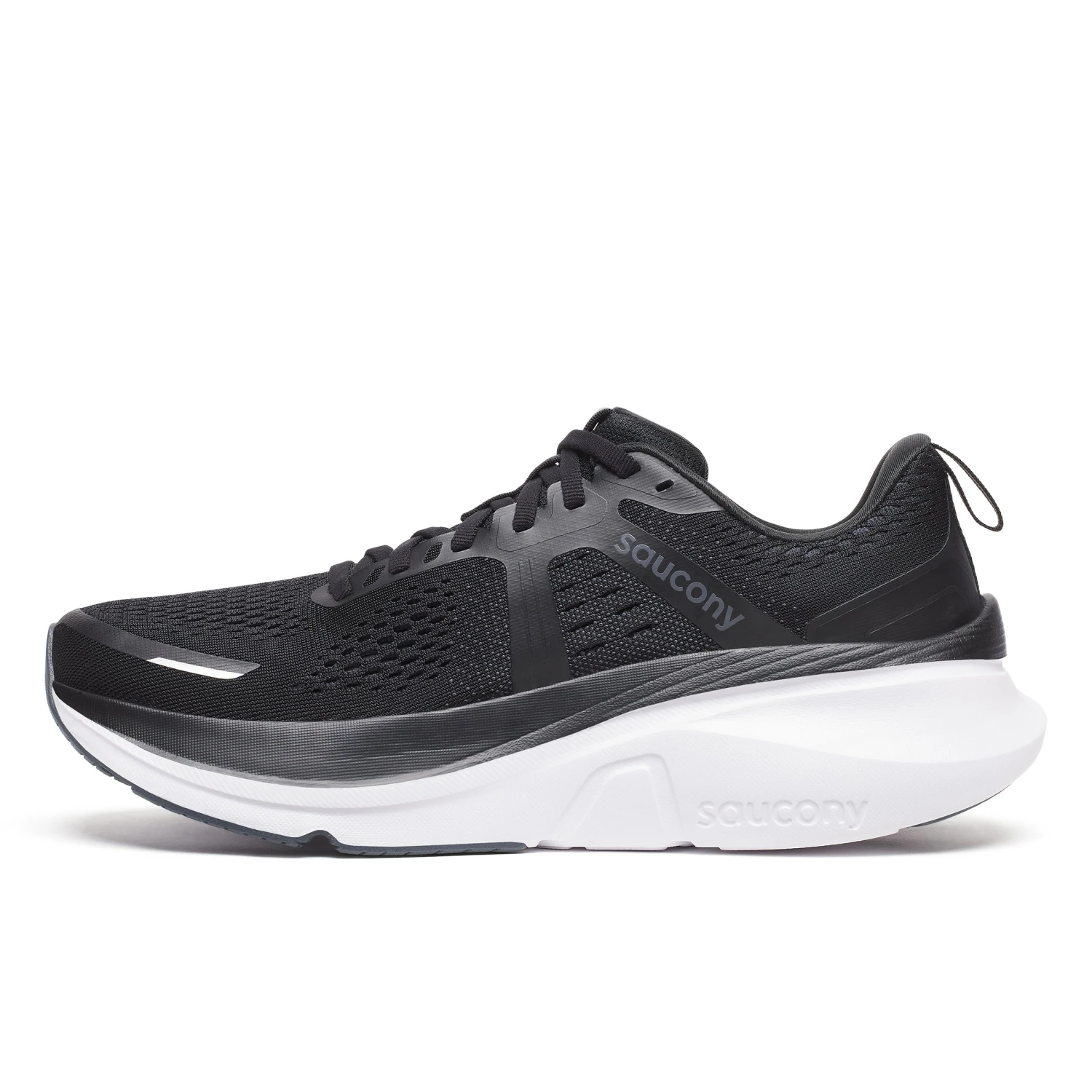 Saucony Men's Guide 18 (100 - Black/White) 2 Saucony Men's Guide 18 (100 - Black/White) - Image 2