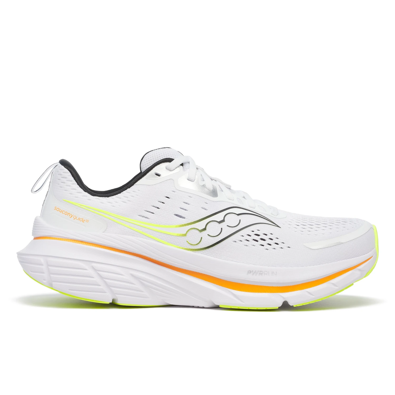 Saucony Men's Guide 18 (131 - White/Peel) 1 Saucony Men's Guide 18 (131 - White/Peel)