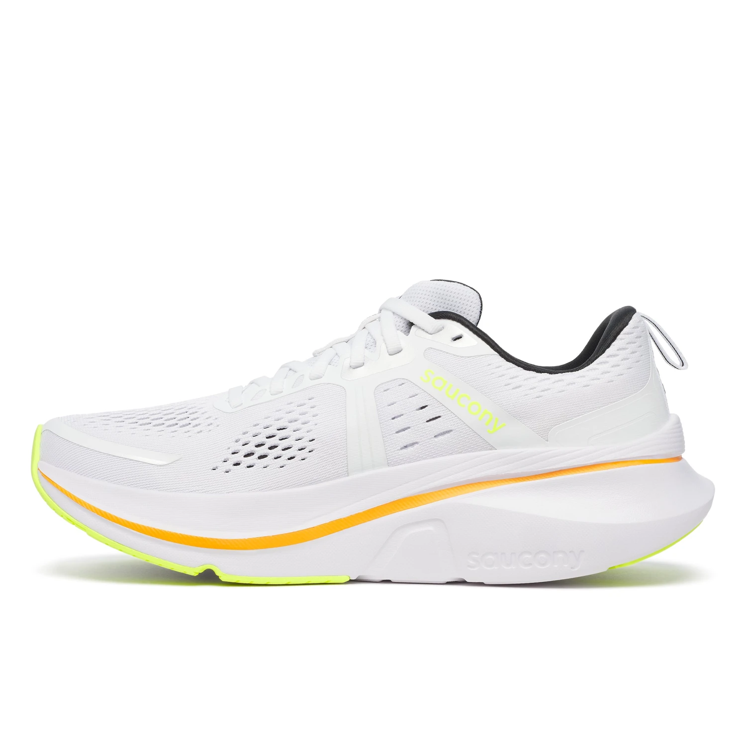 Saucony Men's Guide 18 (131 - White/Peel) 2 Saucony Men's Guide 18 (131 - White/Peel) - Image 2