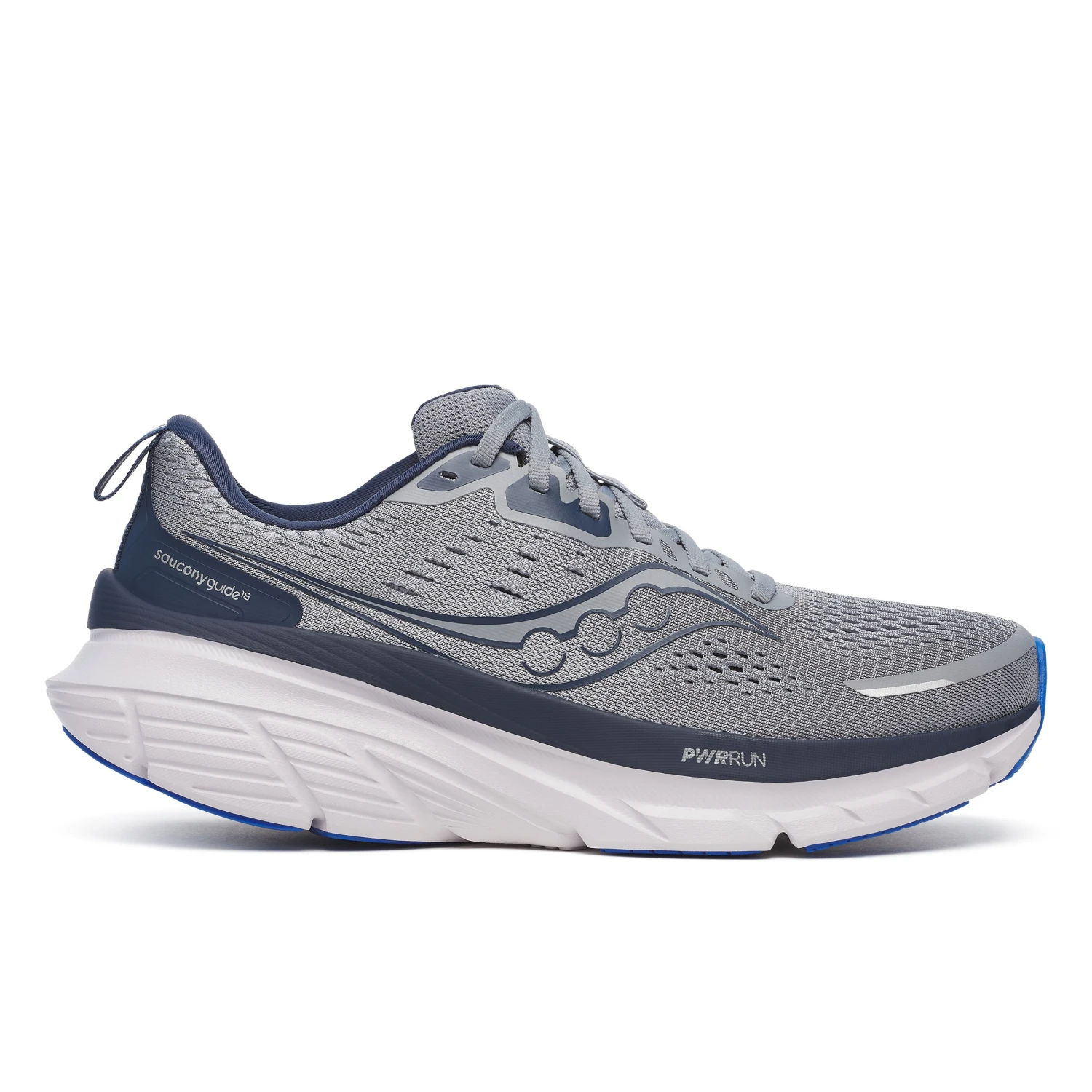 Saucony Men's Guide 18 (161 - Flint/Navy) 1 Saucony Men's Guide 18 (161 - Flint/Navy)