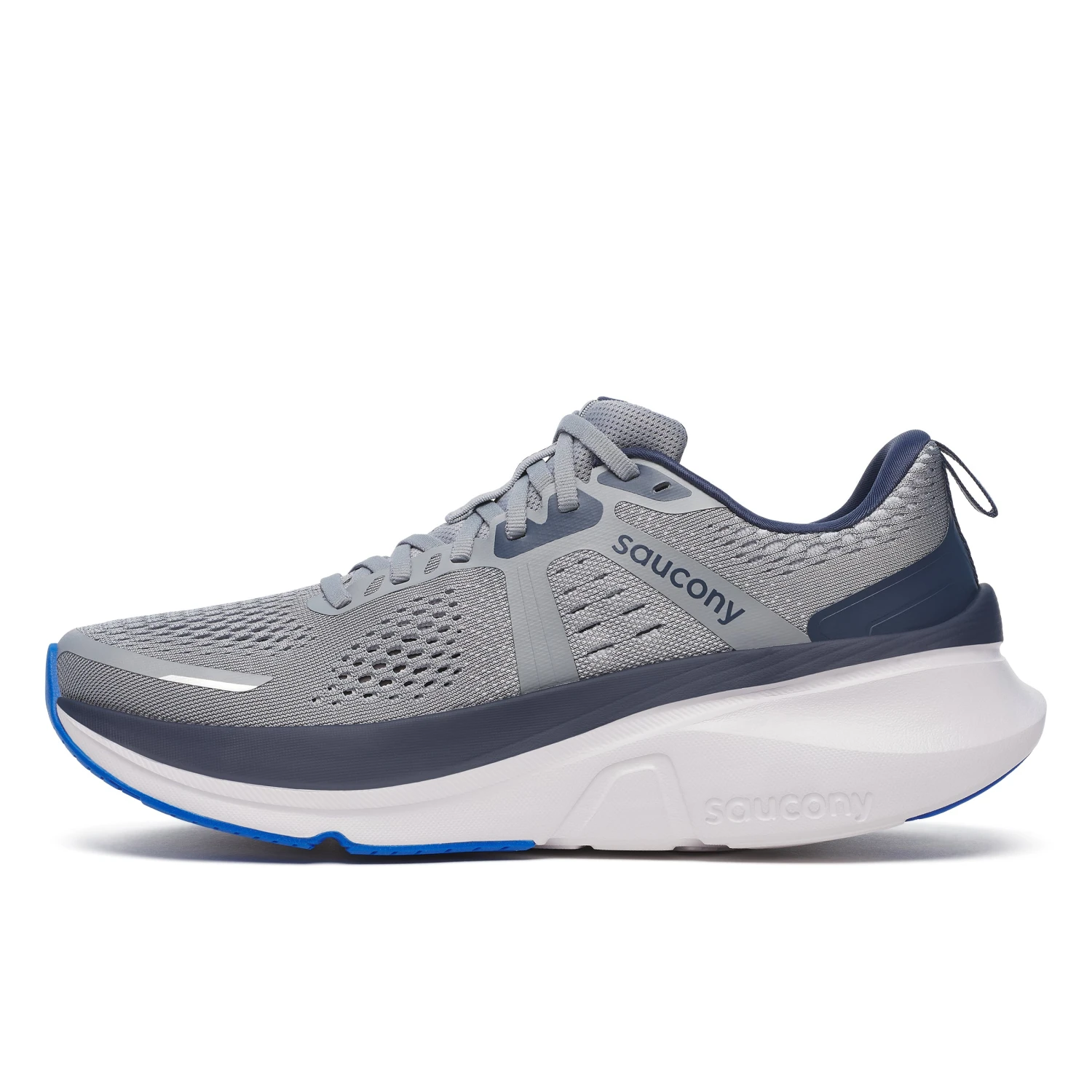 Saucony Men's Guide 18 (161 - Flint/Navy) 2 Saucony Men's Guide 18 (161 - Flint/Navy) - Image 2