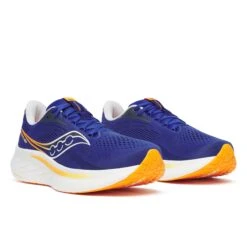Saucony Men’s Ride 18 WIDE (163 - Azurite/Peel) -TCRunning Shop S21001 163 2 1