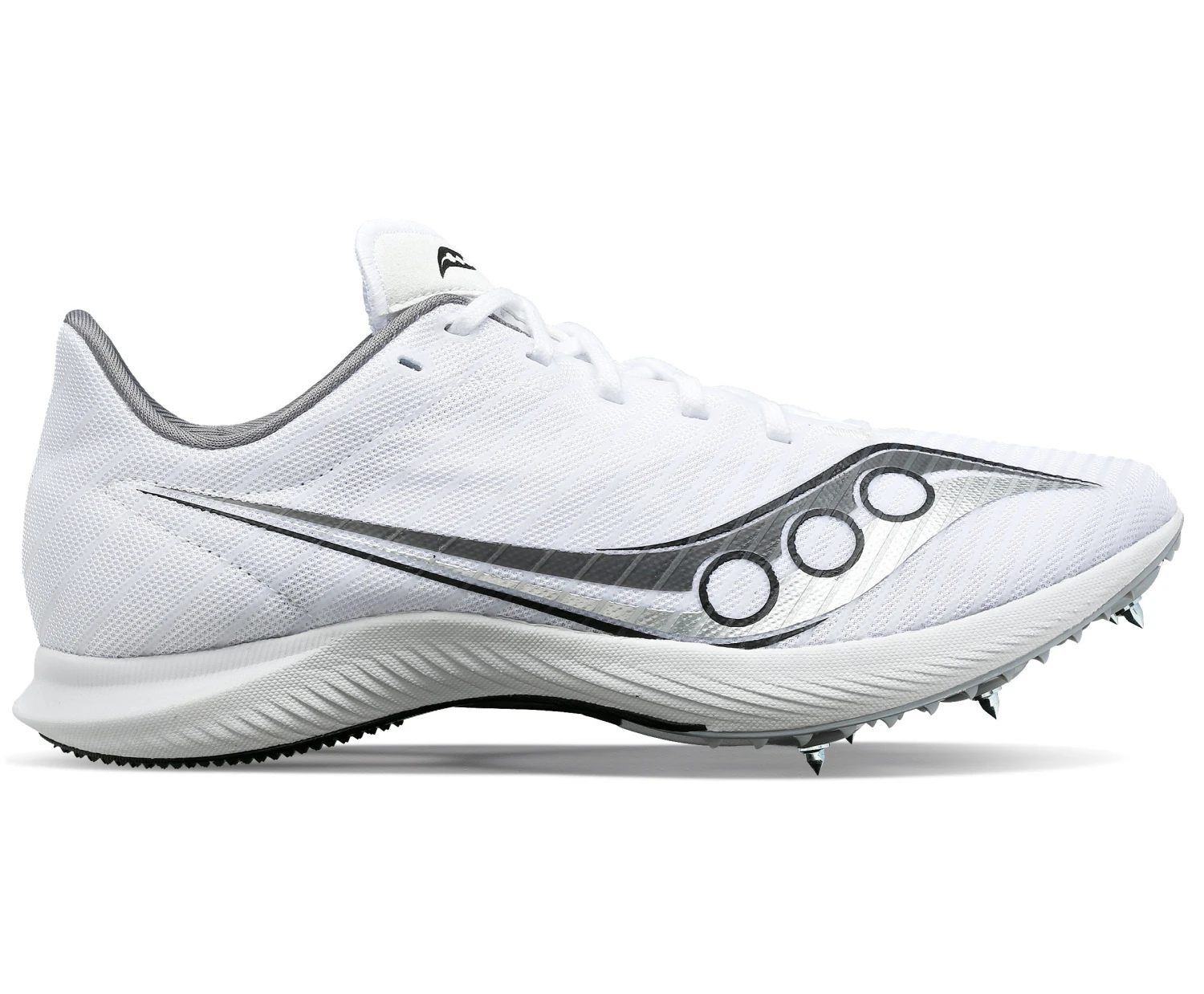 Saucony Men's Velocity MP (01 - White/Silver) 1 Saucony Men's Velocity MP (01 - White/Silver)