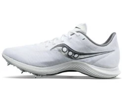 Saucony Men's Velocity MP (01 - White/Silver) 7 Saucony Men's Velocity MP (01 - White/Silver) -TCRunning Shop S29099 01 2