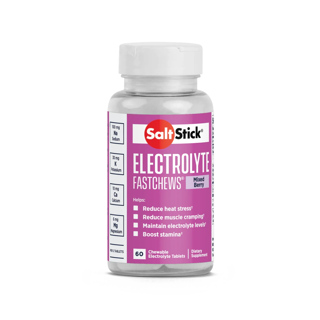 SaltStick FastChews Electrolyte Replacement Tablets - Mixed Berry (60 Count) 1 SaltStick FastChews Electrolyte Replacement Tablets - Mixed Berry (60 Count)