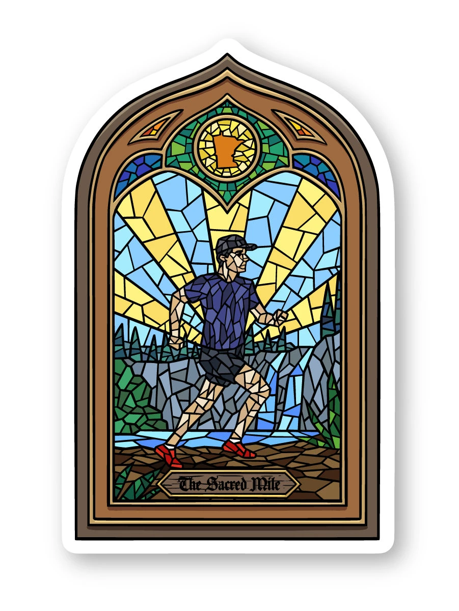 Sacred Mile Sticker 2 Sacred Mile Sticker - Image 2