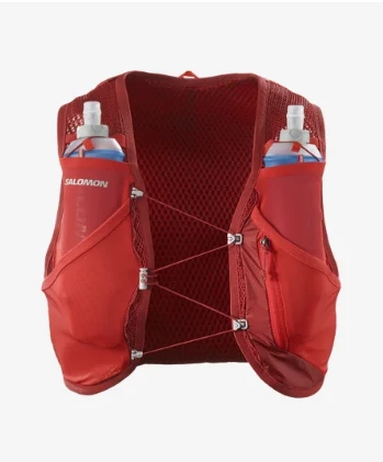Salomon Active Skin 8 Running Vest - Red Dahlia/High Risk Red 1 Salomon Active Skin 8 Running Vest - Red Dahlia/High Risk Red