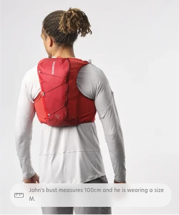 Salomon Active Skin 8 Running Vest - Red Dahlia/High Risk Red 4 Salomon Active Skin 8 Running Vest - Red Dahlia/High Risk Red - Image 4