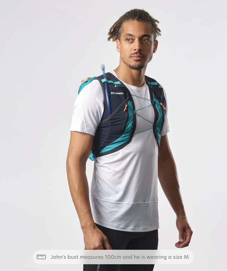 Salomon Active Skin 12 Reservoir - Tahitian Tide / Carbon 3 Salomon Active Skin 12 Reservoir - Tahitian Tide / Carbon - Image 3