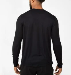 Men's Ultra Long Sleeve (Black) -TCRunning Shop ULTRA LS BLACK BACK 00d1b708 494b 47ce bf25 7ef0995e1c4a