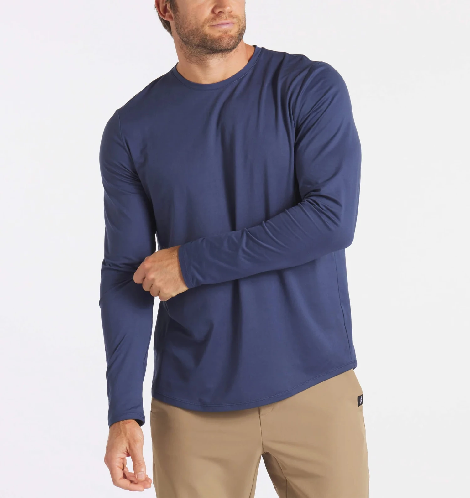 Men's Ultra Long Sleeve (Harbor Blue) 4 Men's Ultra Long Sleeve (Harbor Blue) - Image 4
