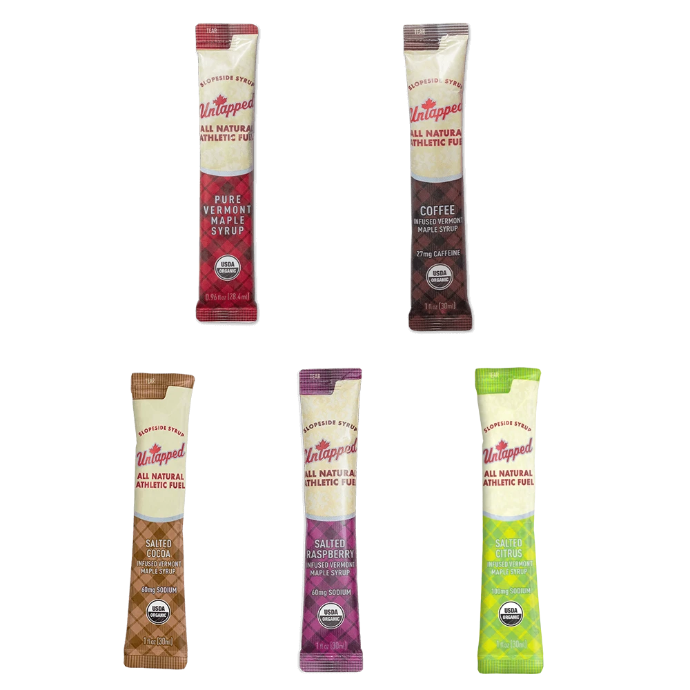 UnTapped Energy Gels - Pure Vermont Maple Syrup Performance Nutrition 1 UnTapped Energy Gels - Pure Vermont Maple Syrup Performance Nutrition