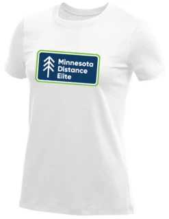 Nike Women's Minnesota Distance Elite Short Sleeve DRI-FIT Tee - White