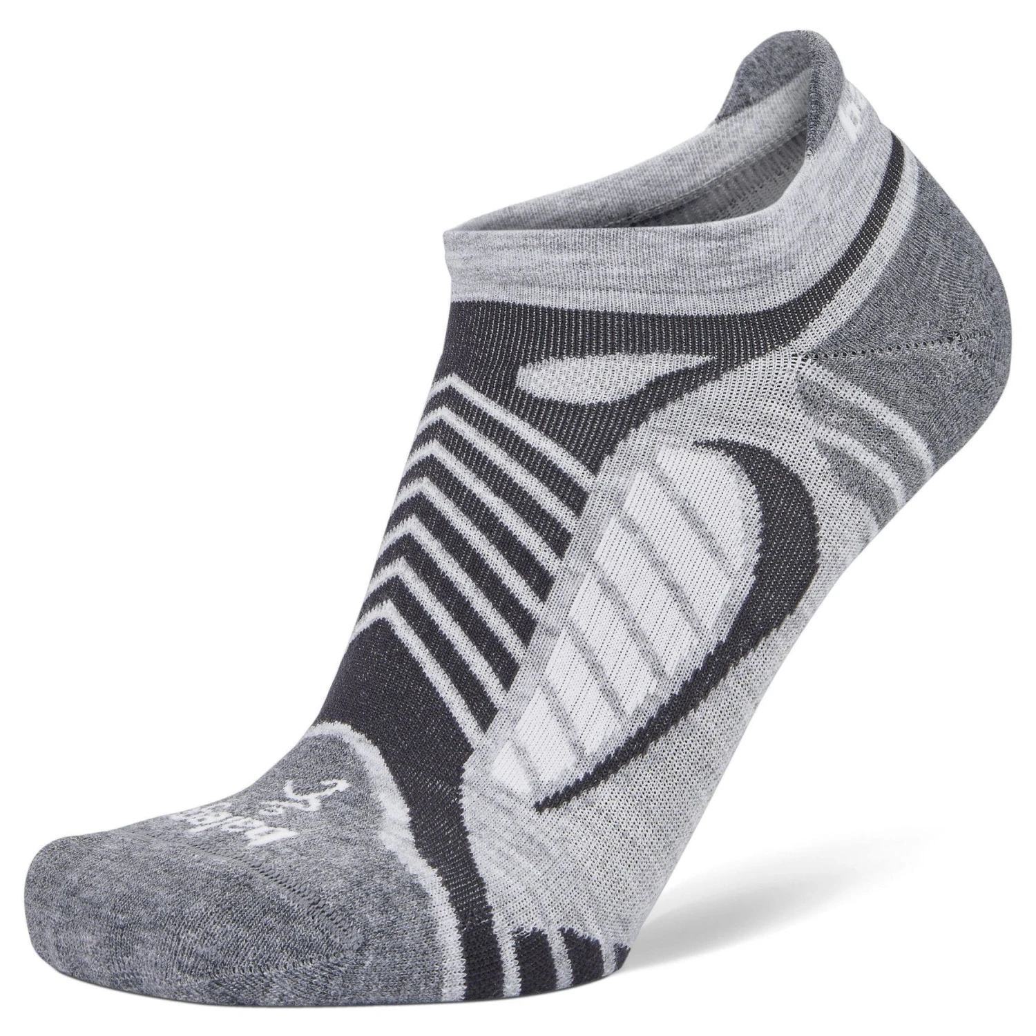 Balega UltraLight No Show Running Socks SP23 (Grey/White) 1 Balega UltraLight No Show Running Socks SP23 (Grey/White)