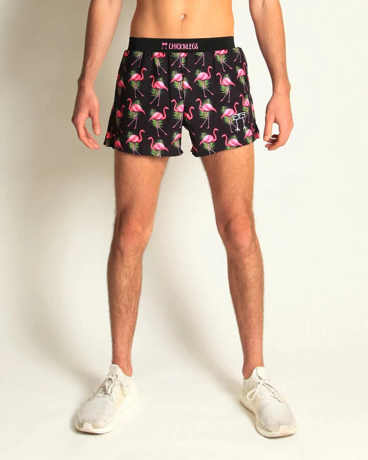 Men's Flamingo 4" Half Split Shorts 1 Men's Flamingo 4" Half Split Shorts