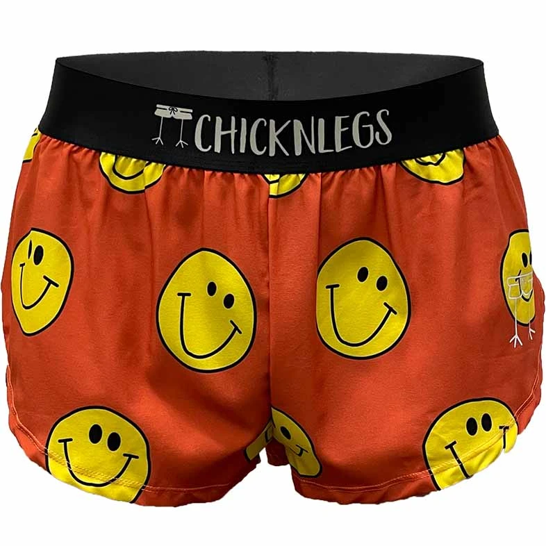 Women's Smiley 1.5" Split Shorts 1 Women's Smiley 1.5" Split Shorts