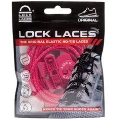 Lock Laces Original No-Tie Elastic Shoelaces -TCRunning Shop hot pink sq 01