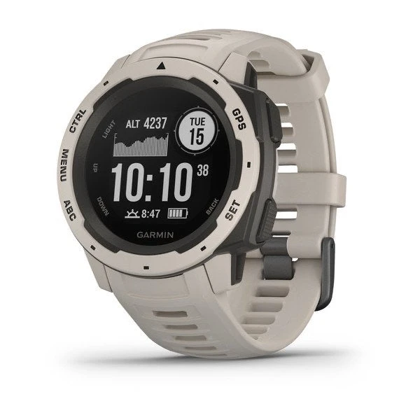 Garmin Instinct® Rugged Outdoor GPS Watch in Tundra 1 Garmin Instinct® Rugged Outdoor GPS Watch in Tundra