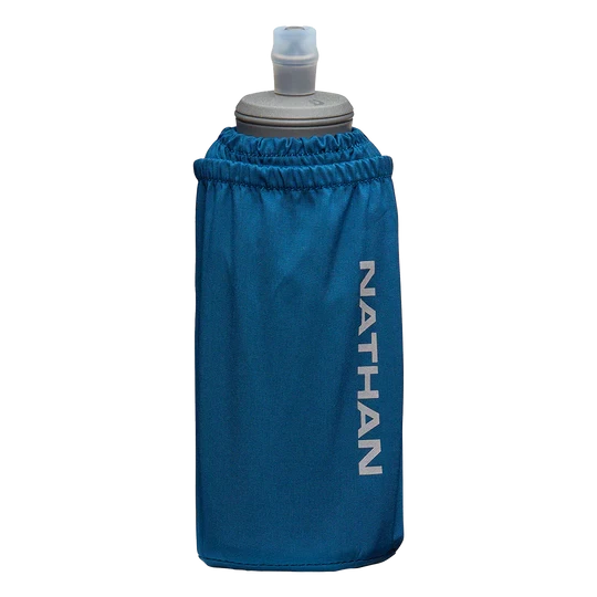 Nathan Pinnacle Soft Flask Insulated 18oz Handheld - Sailor Blue 1 Nathan Pinnacle Soft Flask Insulated 18oz Handheld - Sailor Blue