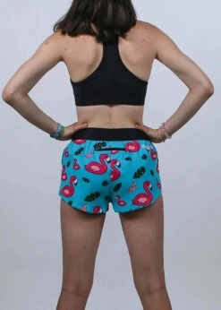 Women's Blue Flamingo 1.5" Split Shorts 6 Women's Blue Flamingo 1.5" Split Shorts -TCRunning Shop womens blue flamingo 1.5 inch split shorts back 1024x1024 2x 82b82f81 090c 44d3 b433 d387e9b5dc76